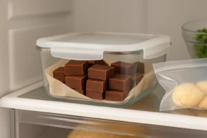 Pote hermético na despensa para doces